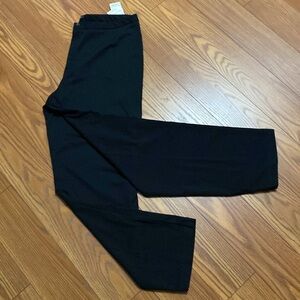 Dockers woman’s stretch black essential pant, zip front closure tri-blend soft